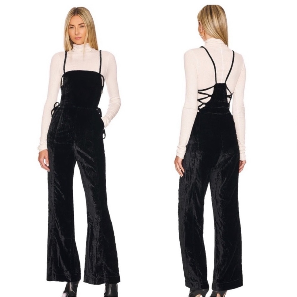 FREE PEOPLE Velvet Jumpsuit